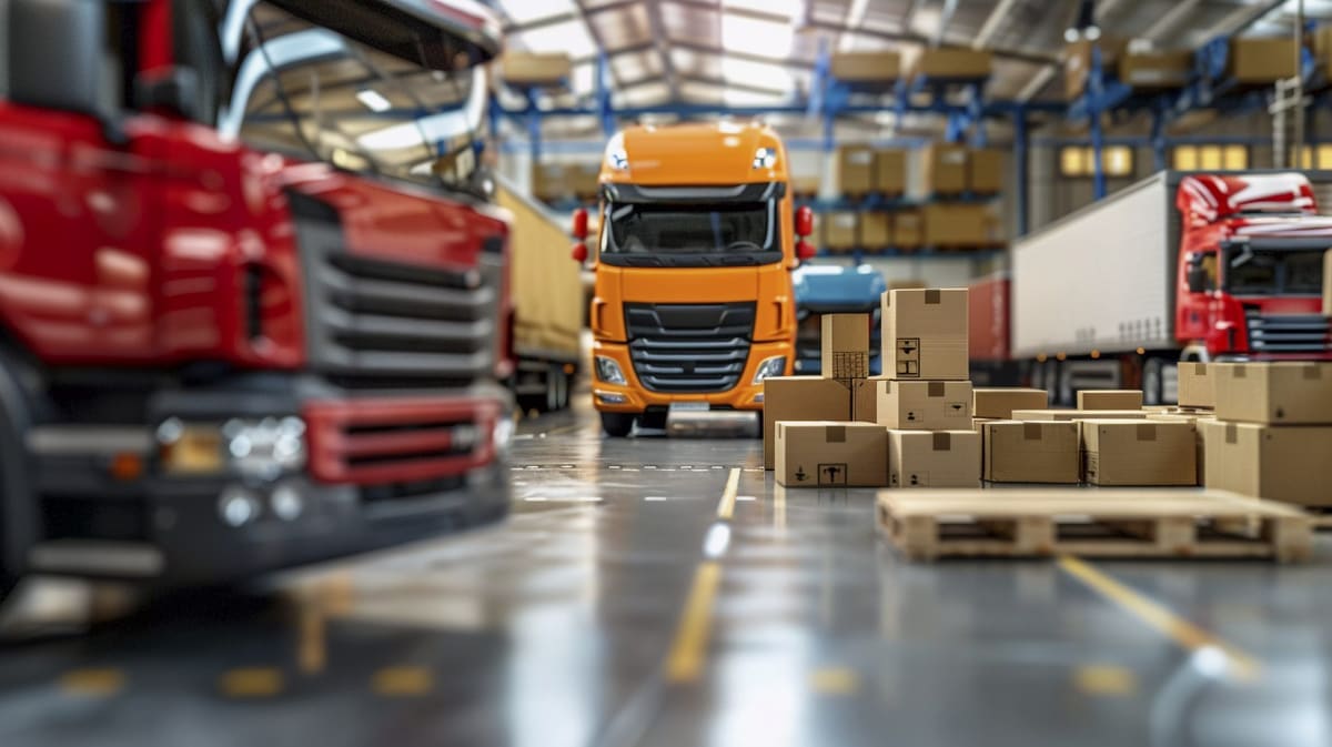 Connected transport and logistics network